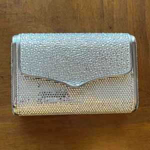 Katherine Baumann Swarovski Crystal Silver Cluth